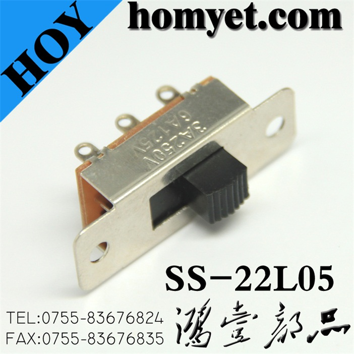 High Quality 3pin DIP Slide Switch/Toggle Switch (SS-22L05)