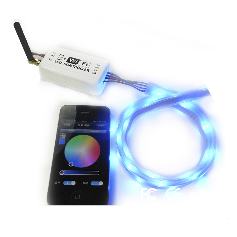 LED Controller (RGB/WiFi/DMX/RF/IR/SD Card/Touch/WiFi)