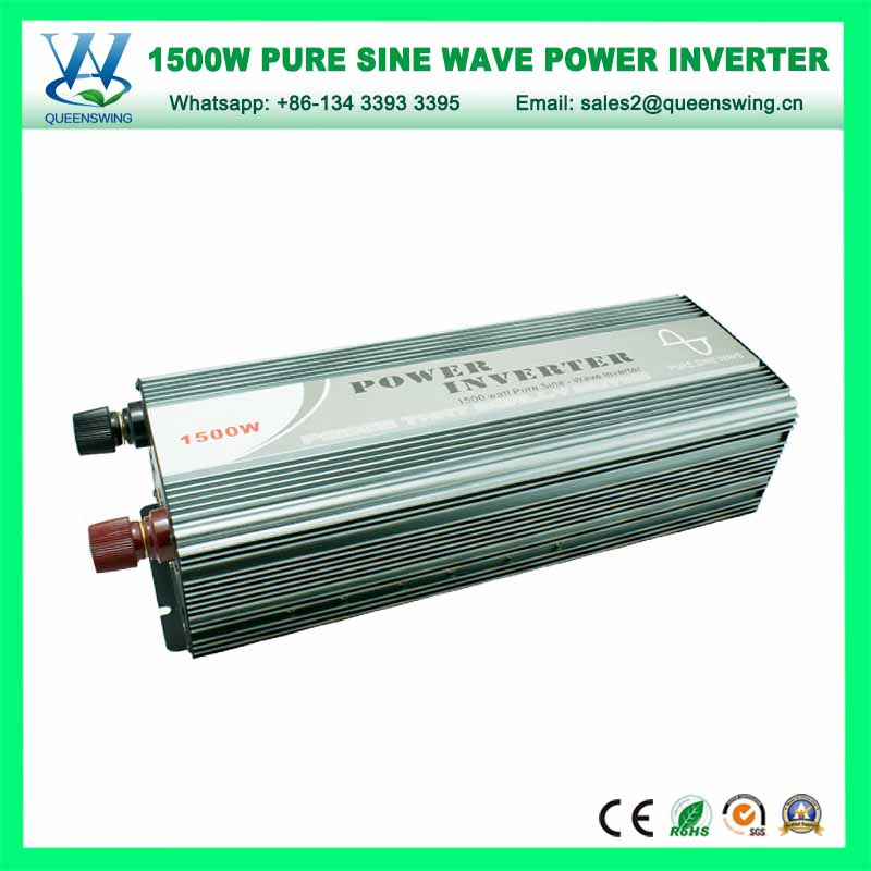 Portable Micro 1500W Pure Sine Inverter with Digital Display (QW-P1500)