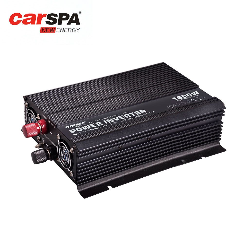 RoHS DC AC Modified Sine Wave Power Inverter 12V To 220V-CAR1.6KU