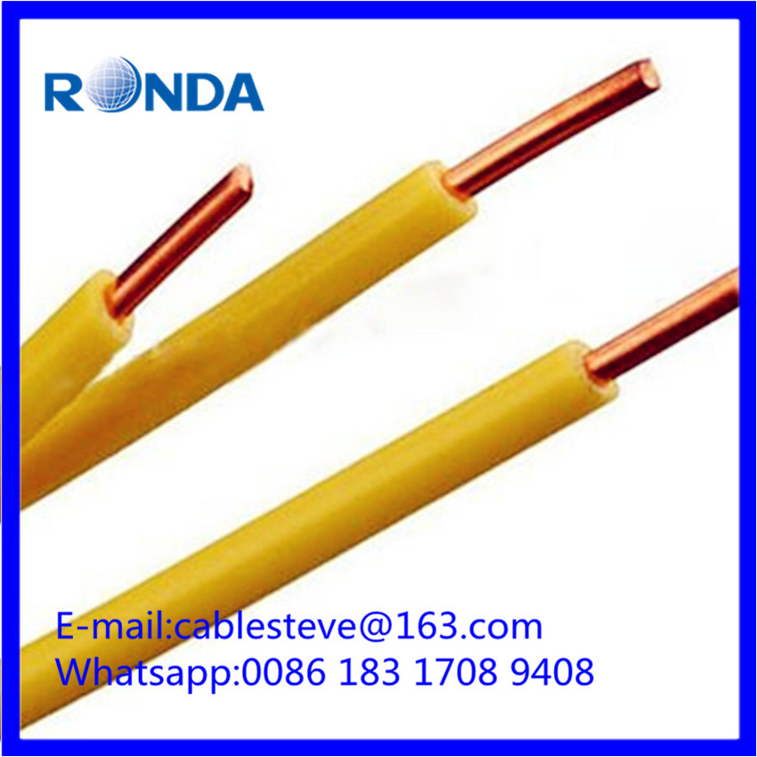 BV solid PVC electrical wire 4 SQMM