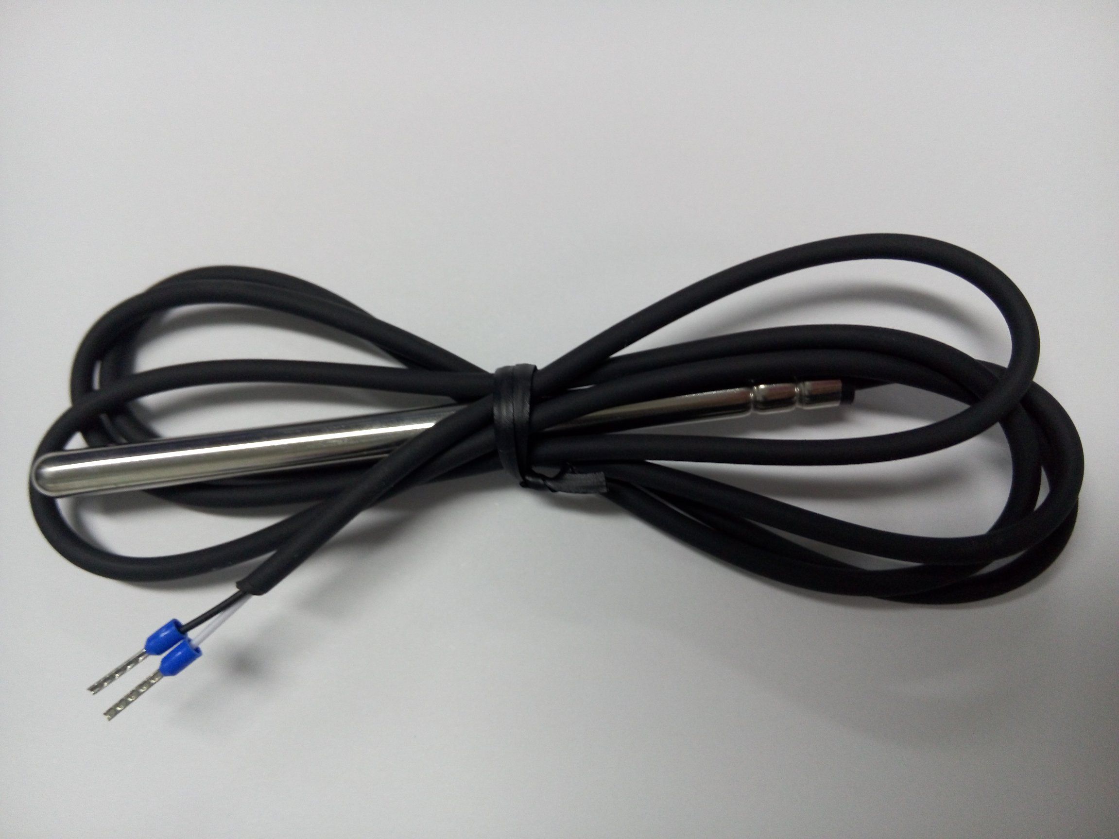 6X35mm Black Colour IP68 Temperature Sensor
