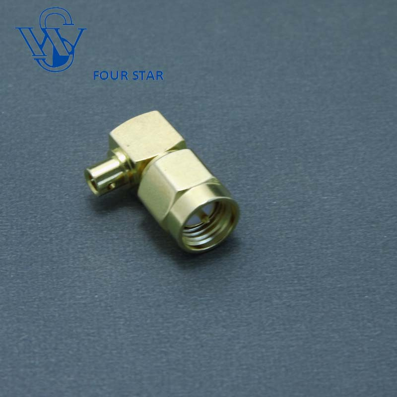 SMA Male Plug Right Angle Connector for Rg405 Cable