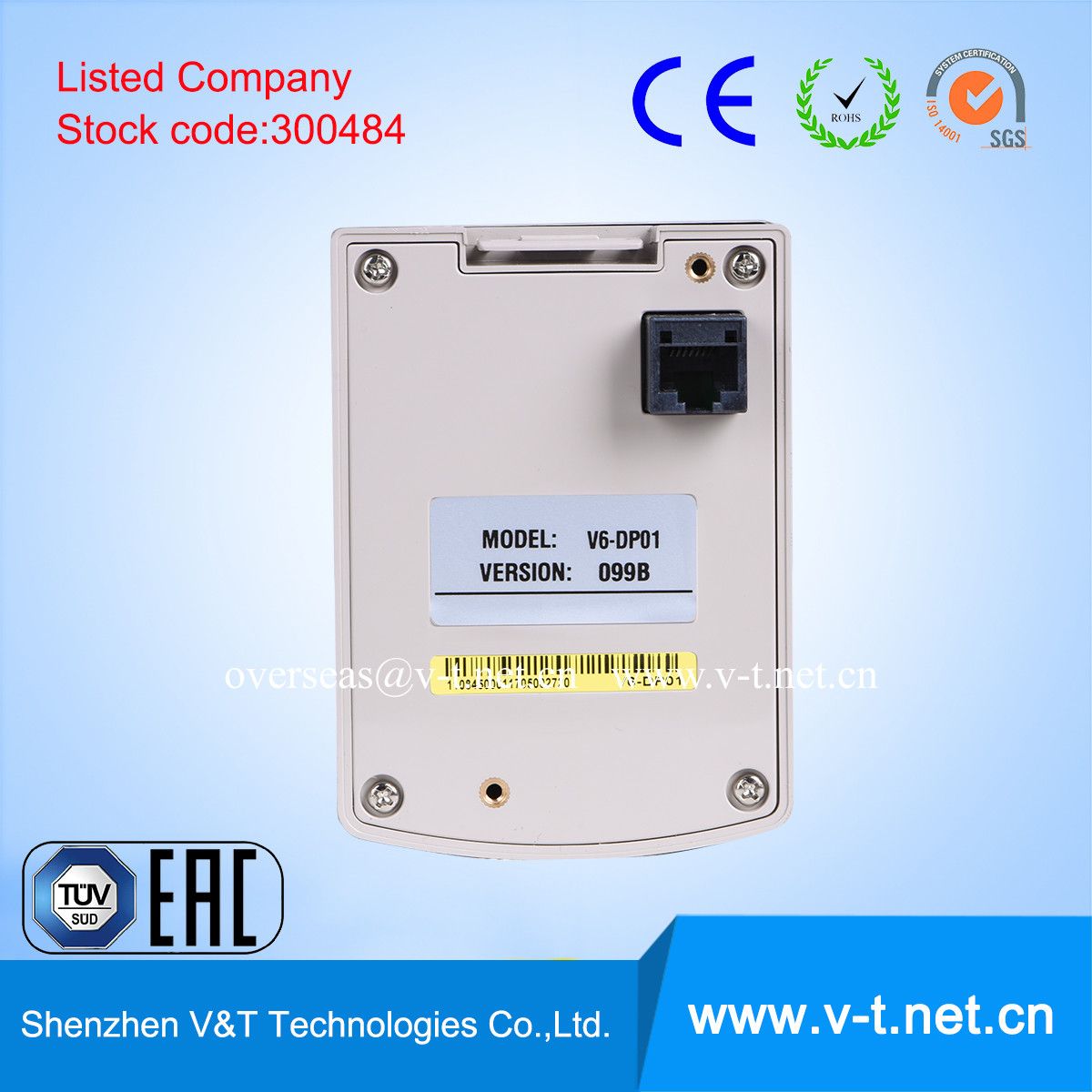 V&T V5-H 11 to 15kw 1/3pH 200V Heavy Load Application Variable Frequency Drive