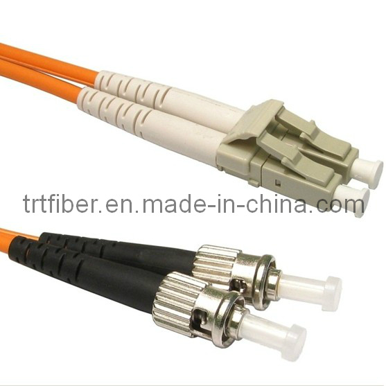 LC-ST OM3 Deplex Fiber Optic Patch Cord