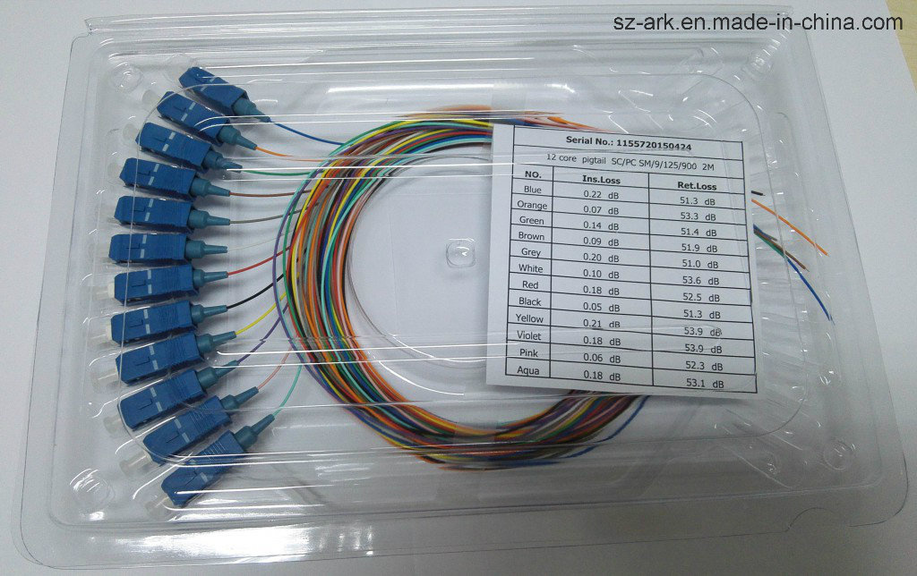 Optical Fiber for Sc 12 Color Cables