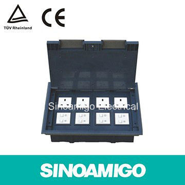 Multifunction Power Outlet Wiring Box Floor Socket