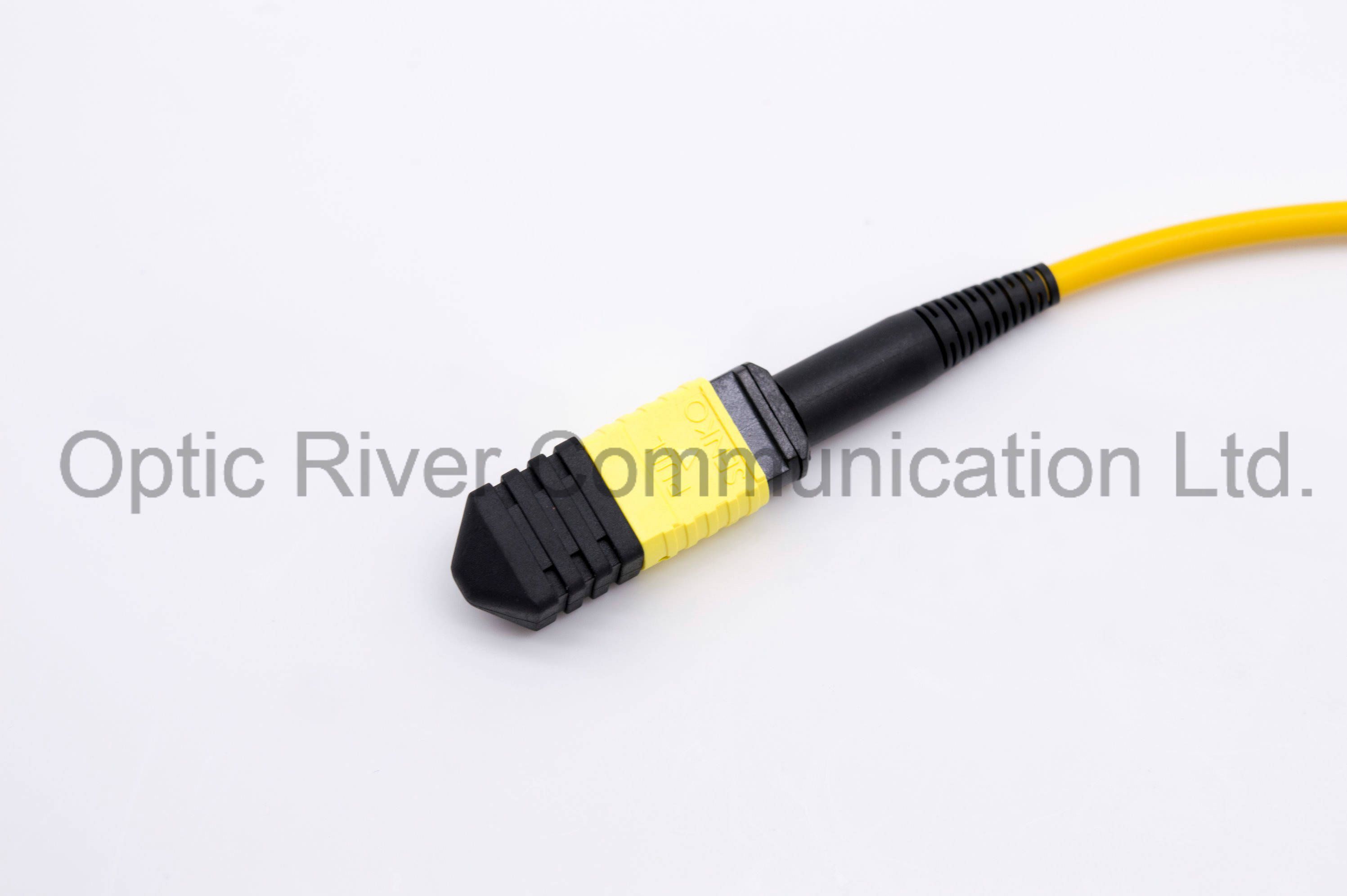 12f 3mm Round PVC Jacket Cable MPO-MPO Patchcord Jumper Optical Fiber Connector Sm mm
