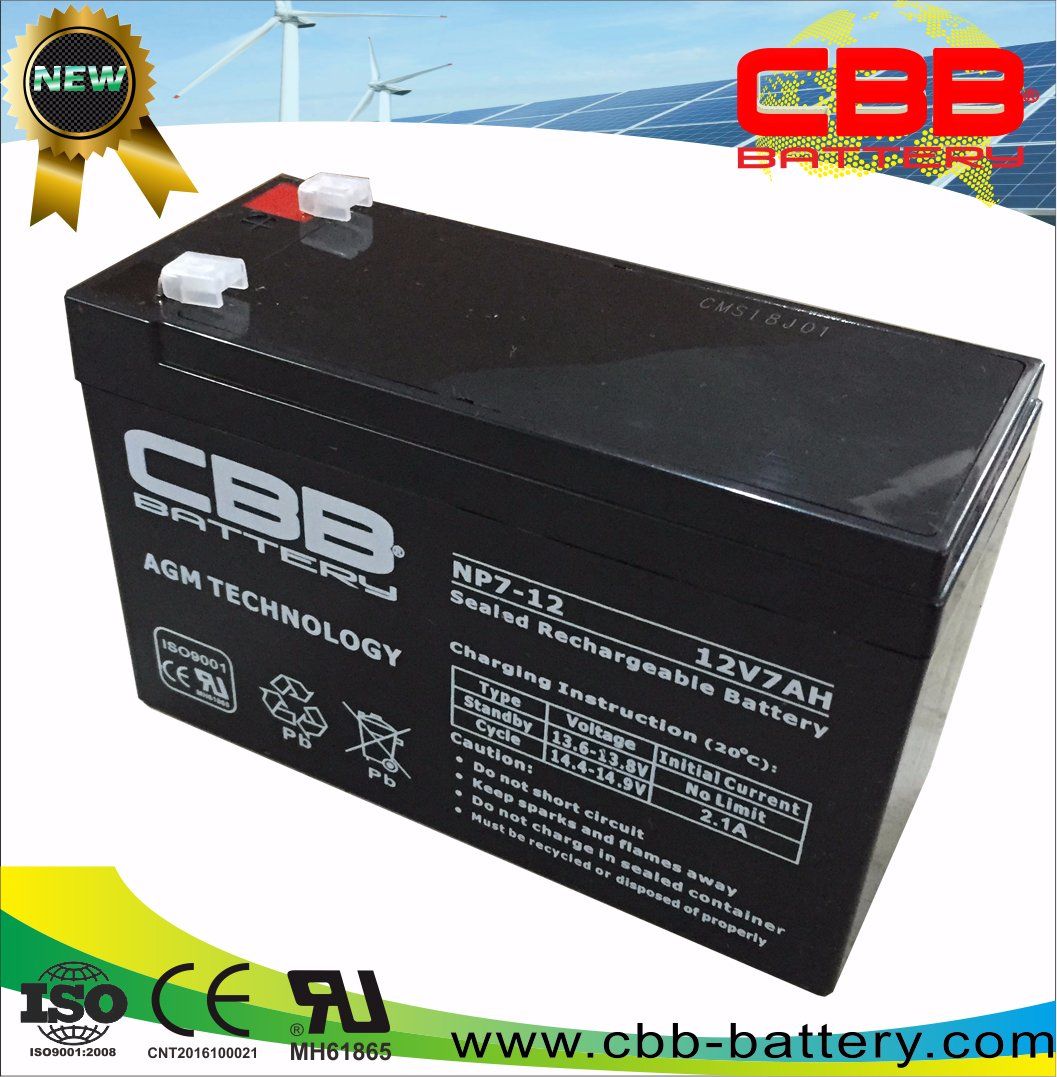 12V7ah Lead Acid Battery for Security System Backup Power