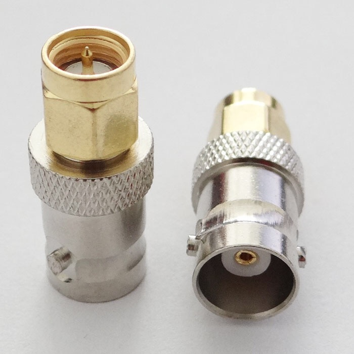 BNC Female to SMA Male Adapter Convertor RF Connector