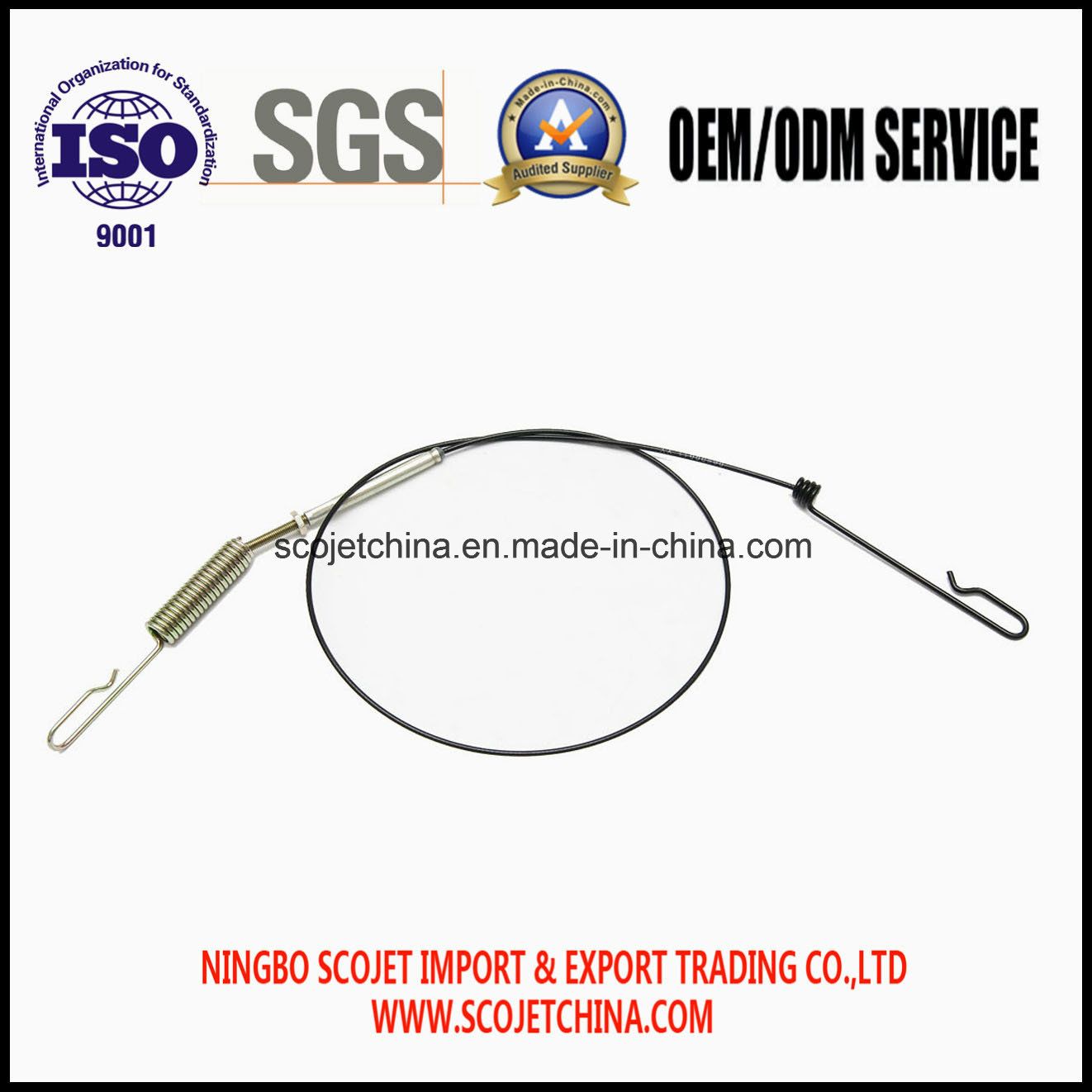 Two Eyelets Customized Brake Cable OEM