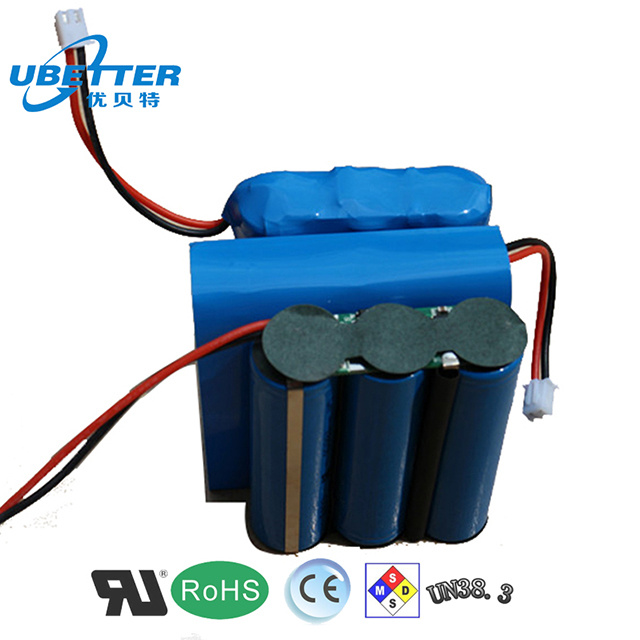 OEM 18650 Lithium Ion Battery Pack 11.1V 3000mAh