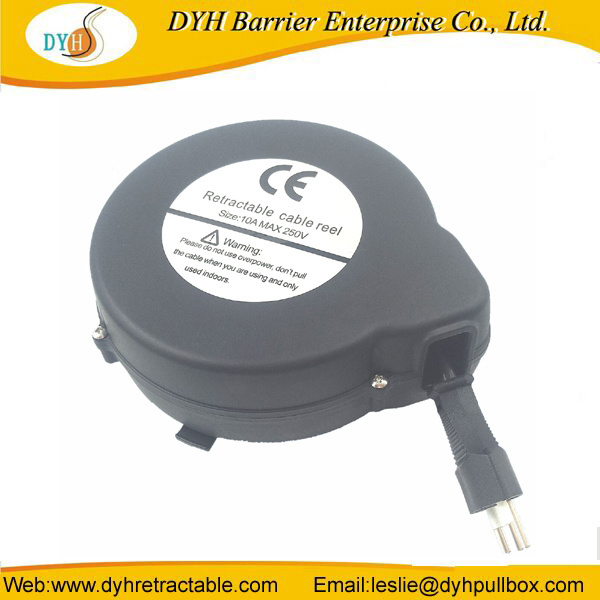 Switzerland Plug Retractable Power Cable Reel