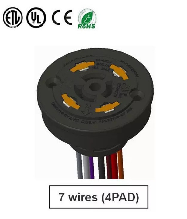 Twist-Lock Dimming Receptacle Conncetor for Twist-Lock Photocontrol for LED Lighting