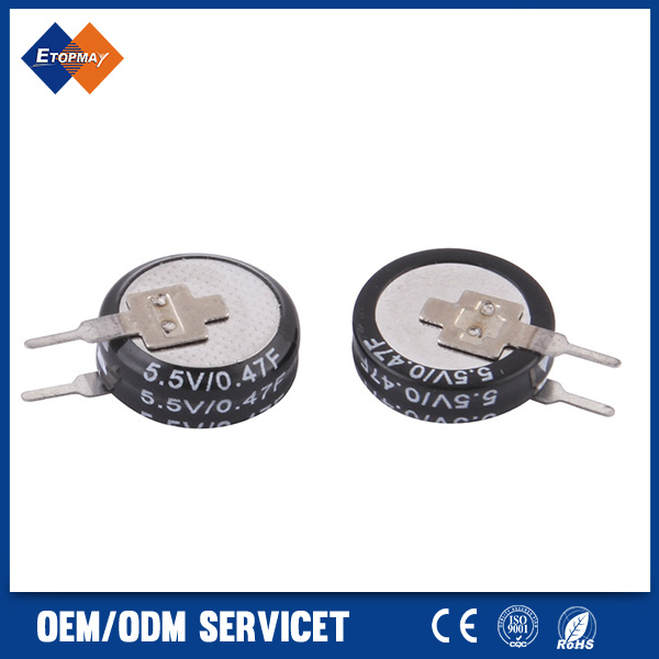 0.1f 5.5V Coin Type Super Capacitor (TMCS02)