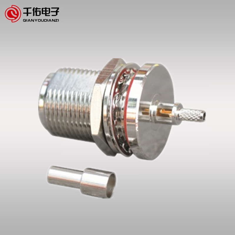 Bulkhead N Female Connector for Rg174/Rg316