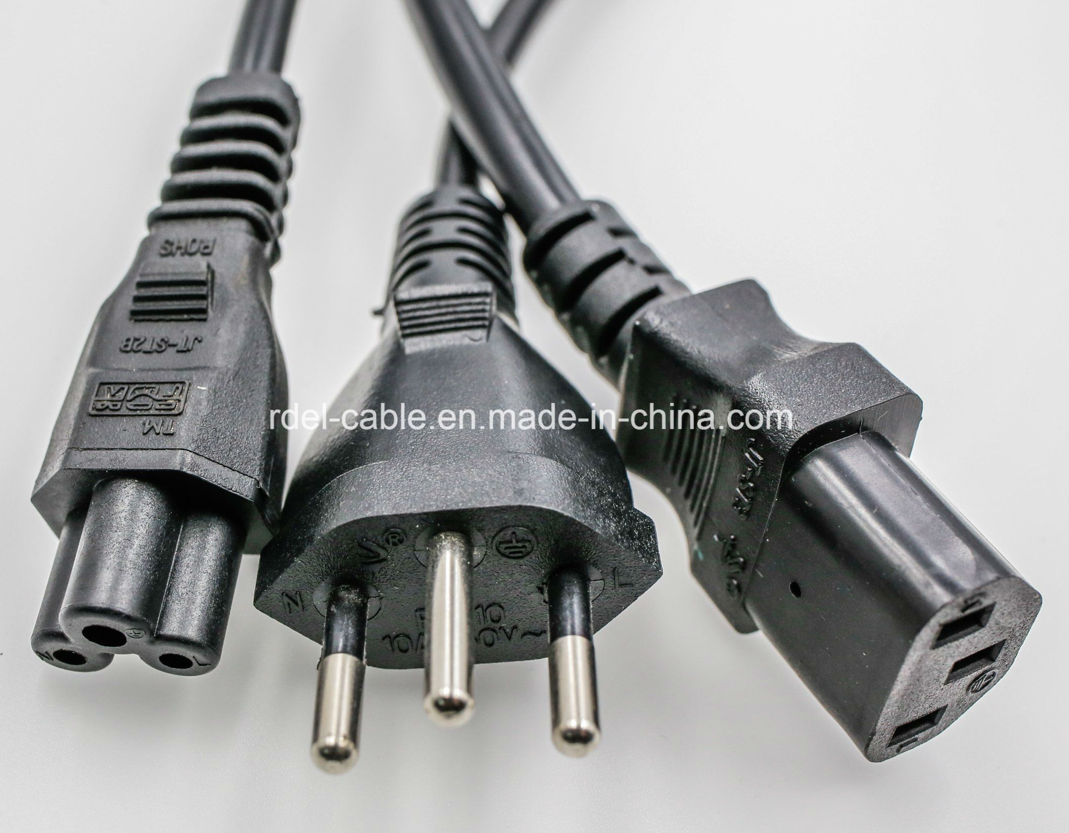 Brazil Inmetro Power Cord RoHS Reach Solid Hollow