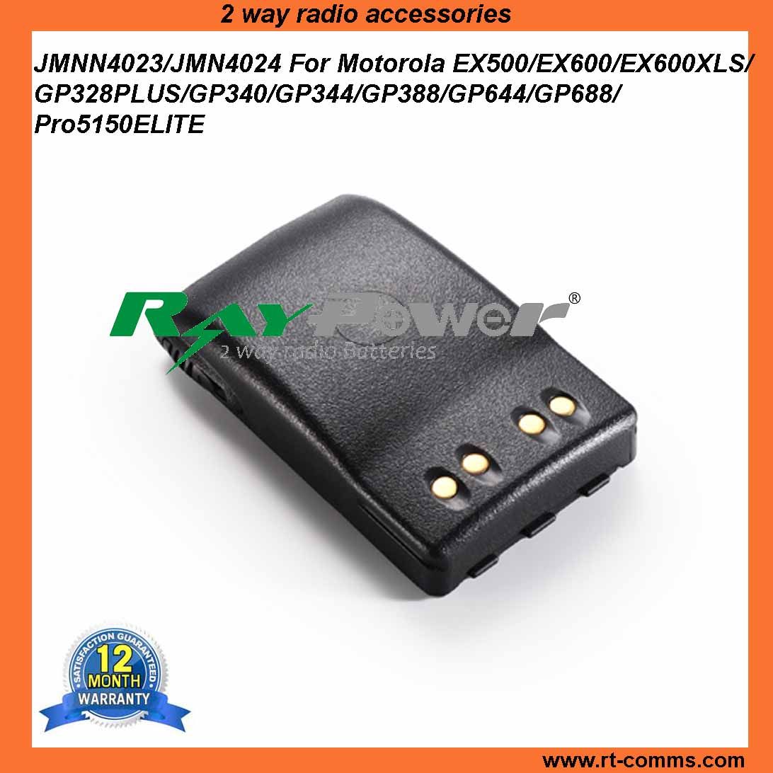 Battery Pack Jmnn4023 Jmnn4024 Li-ion Replacement for Gp328plus, Gp340, Gp388, Ex500, Ex600, Ex600ls, Gp644, G688, PRO5150elite