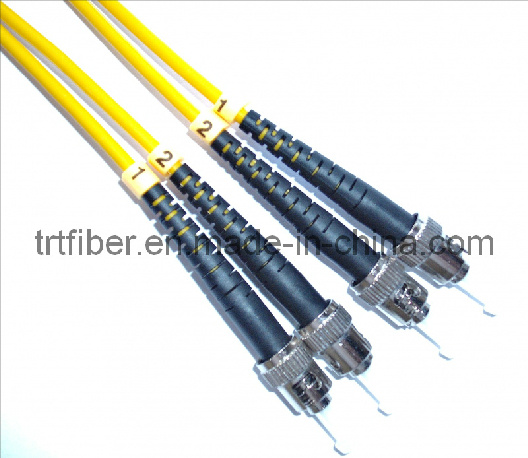 St/Upc-St/Upc Sm Duplex a. B Ring Fiber Optic Patch Cord