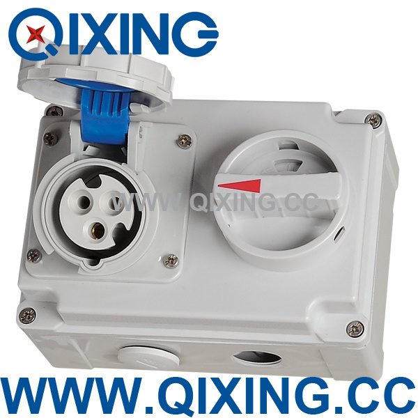 IP67 Industrial Interlock Switch Socket Receptacles (QX7278)
