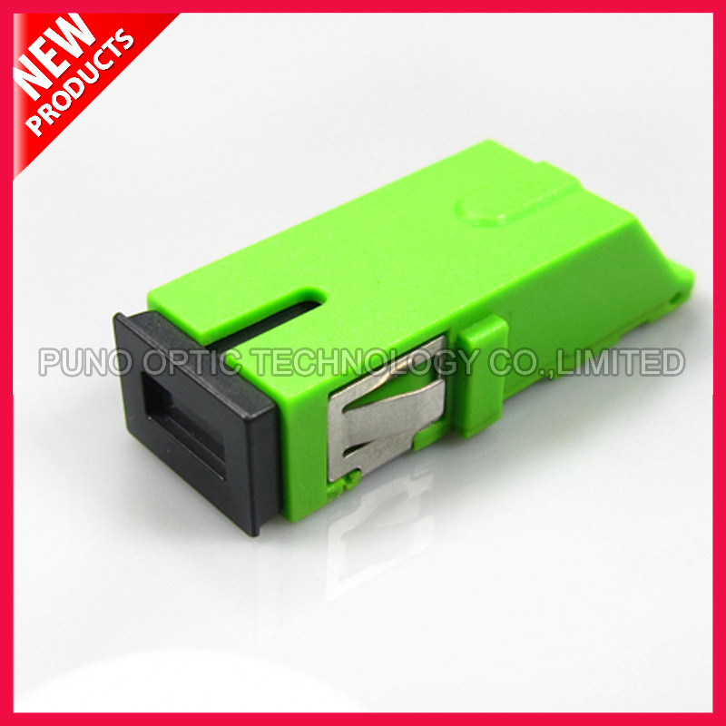 Fiber Optic SC APC Shuttered Adapter