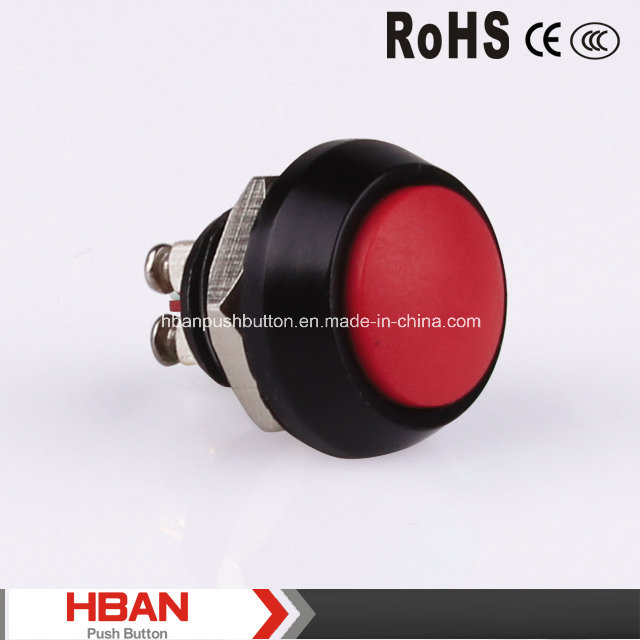 12mm Aluminium Anodized Pushbutton Switch