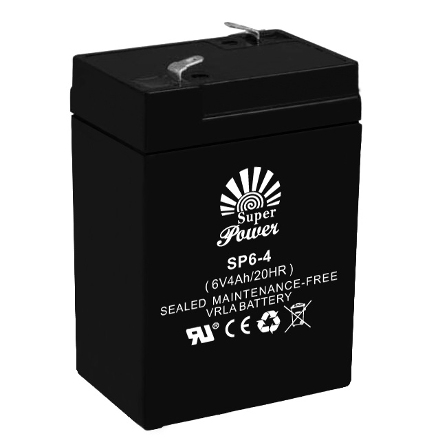 Mf Battery 6V 4AH with CE UL ISO9001 ISO14001 Certificated