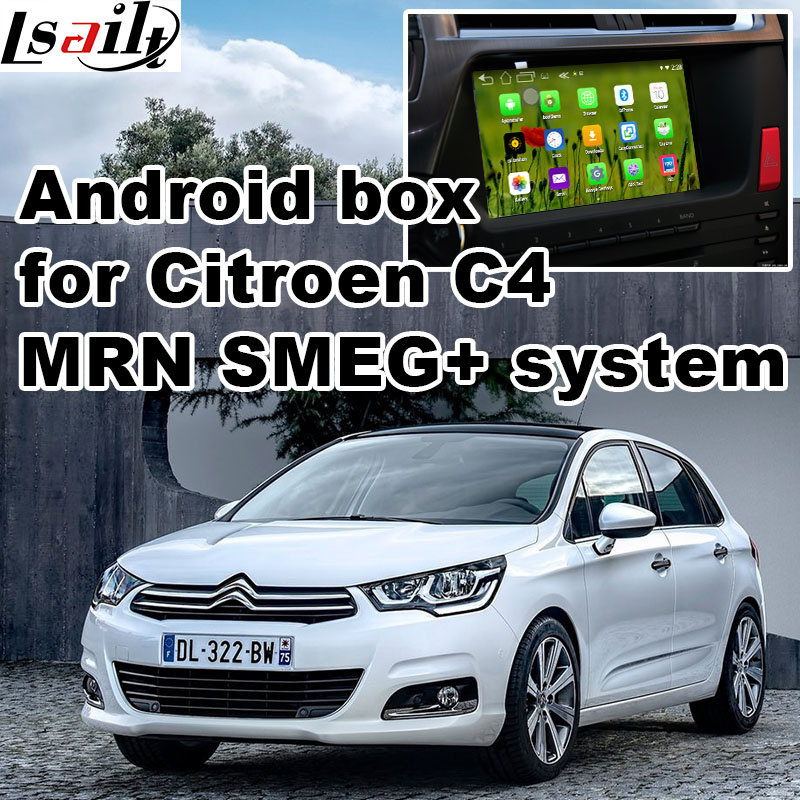 Android GPS Navigation System Box for Citroen C4 Smeg+ Mrn Video Interface
