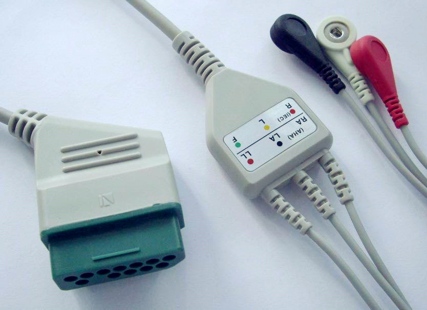 Nihon Kohden 12pin Snap 3 ECG Cable
