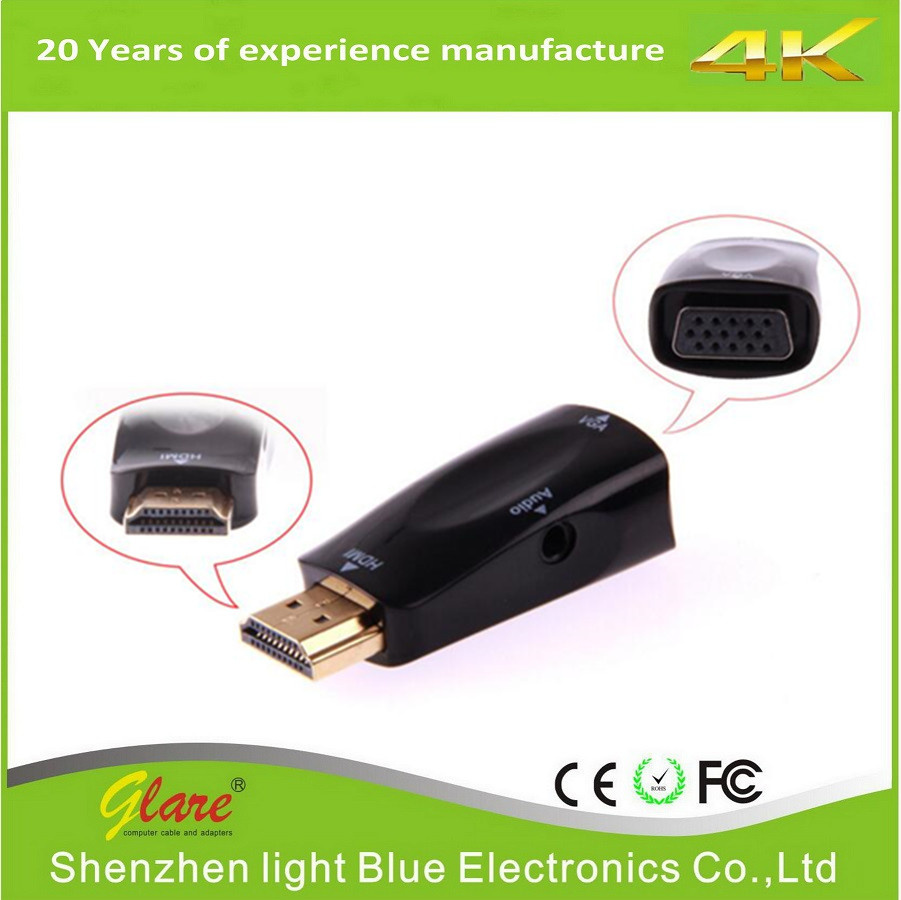HDMI to VGA Adapter Cable Converter