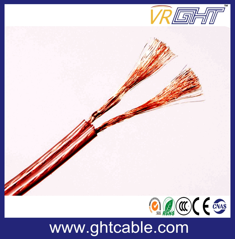 High Quality Transparent PVC Speaker Cable
