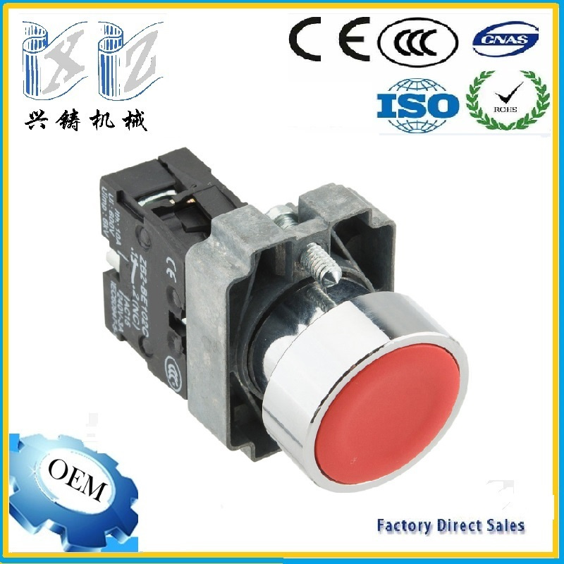 Xb2-Ba42 Red 1 Nc Flush Head 22mm Push Button Switch