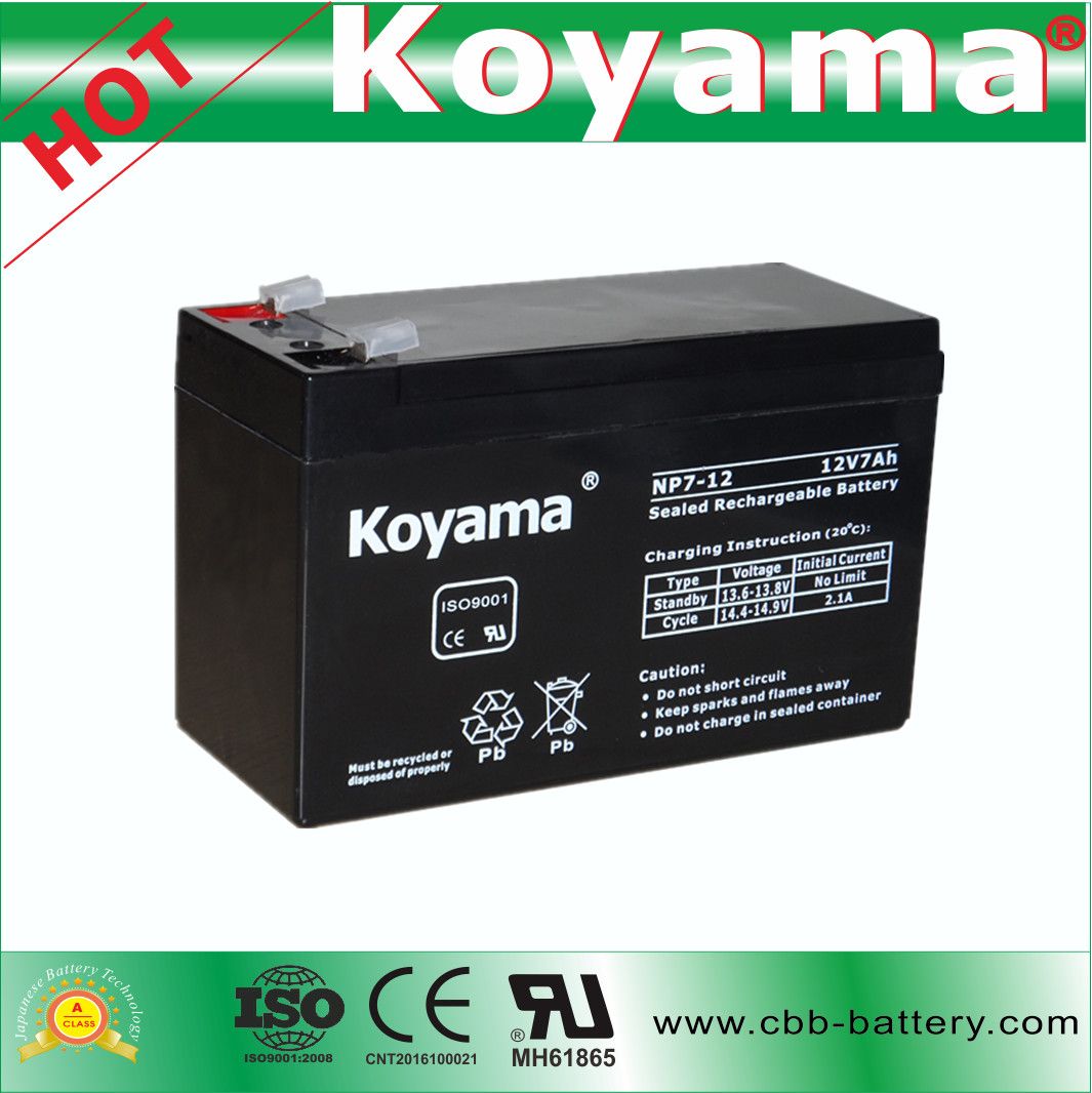 Factory 7ah 12V Lead Acid Storage Battery for Alarm System