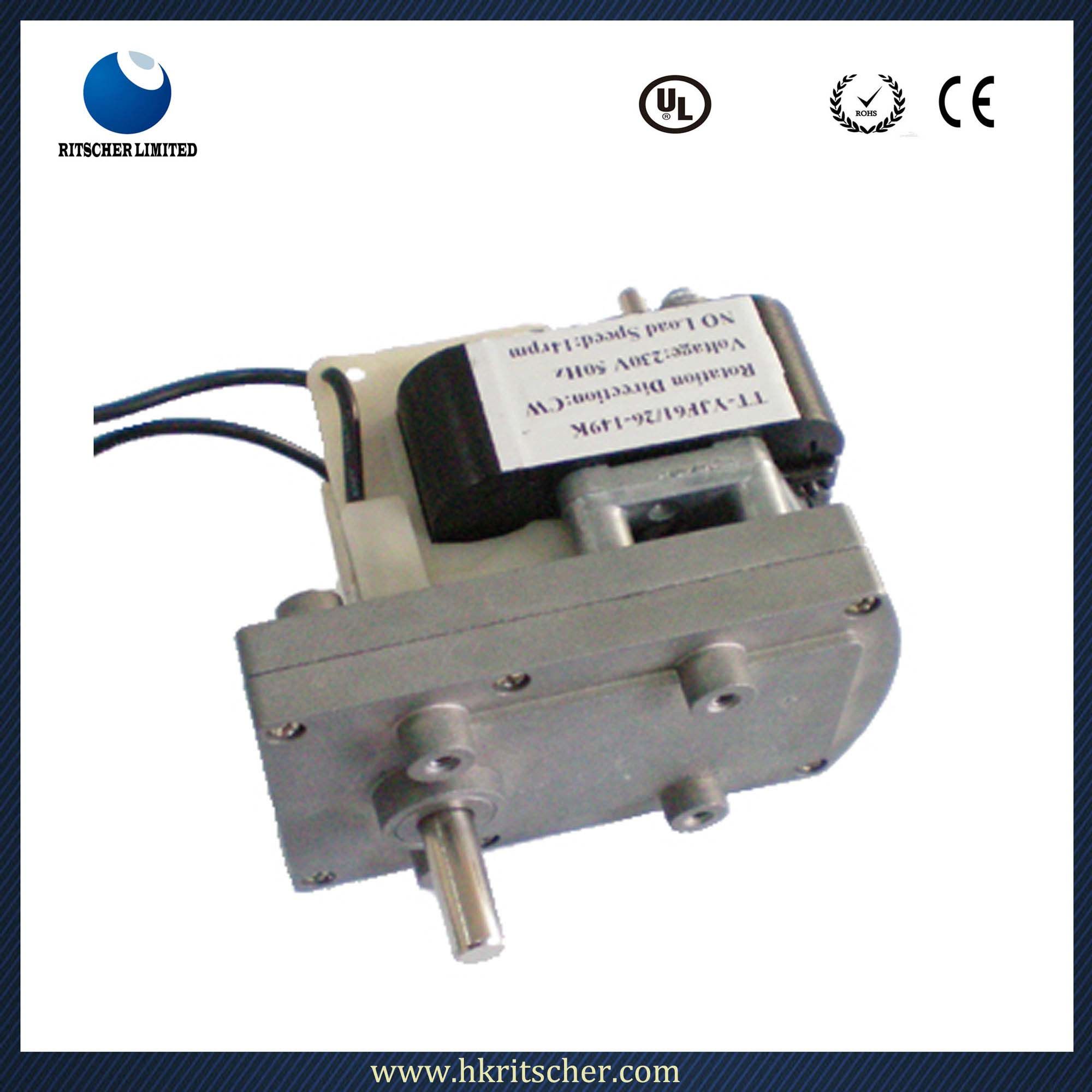 Low Speed Pellet Stove Auger Motor