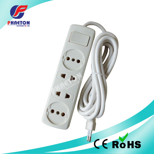 Middle East Power Extension Strip 4 Ways Socket