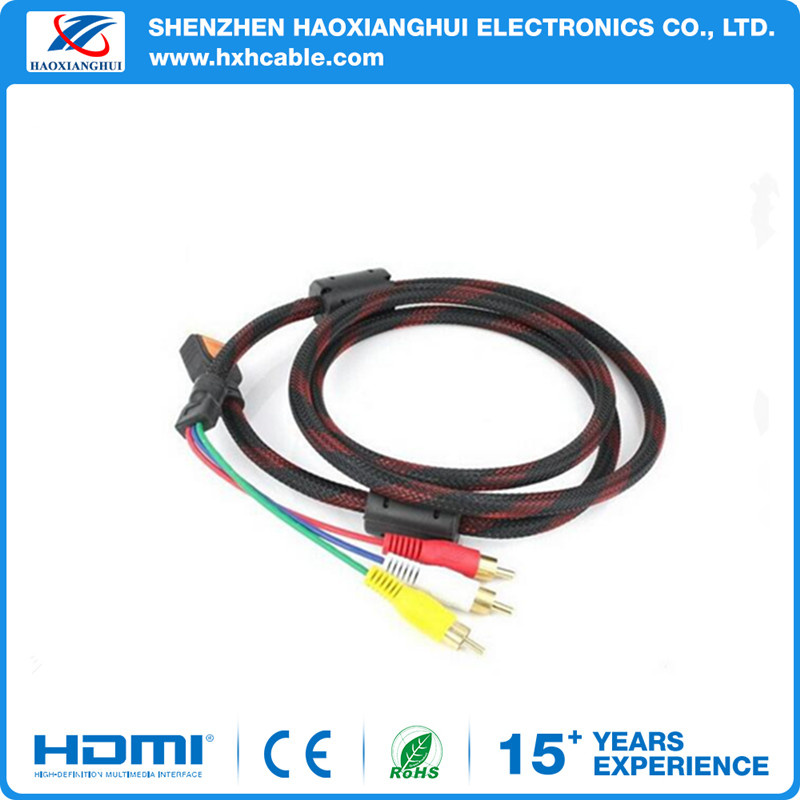 High Quality HDMI Male to 3 RCA Video Audio AV Cable