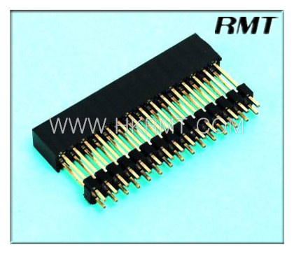 Female Header 2.00mm Double Plastic 180 Degree