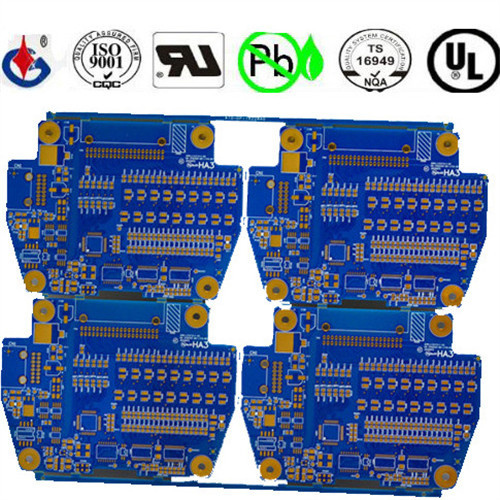 4 Layer Fr4 Biue Soldermask PCB Circuit Board