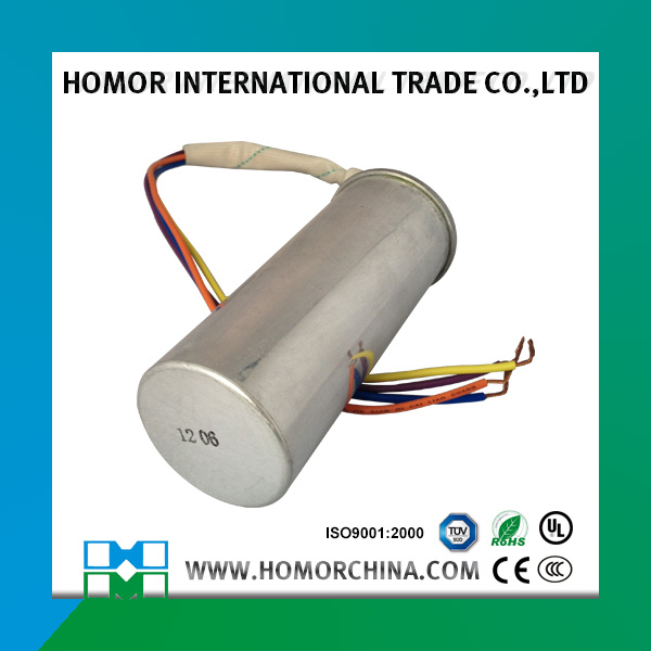 Cbb65 450VAC 50/60Hz Capacitor 90UF AC Compressor Capacitor with Pins