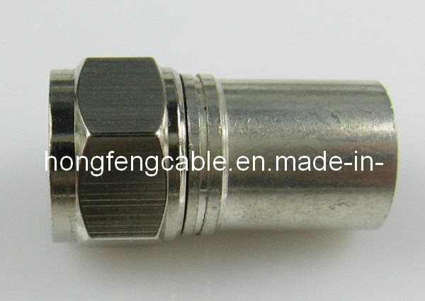 Coaxial Cable Rg59 RG6 Conical Connector
