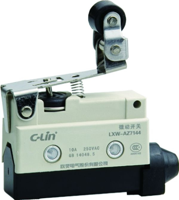 Unindirectional Short Hinge Roller Lever Micro Switches Az-7144