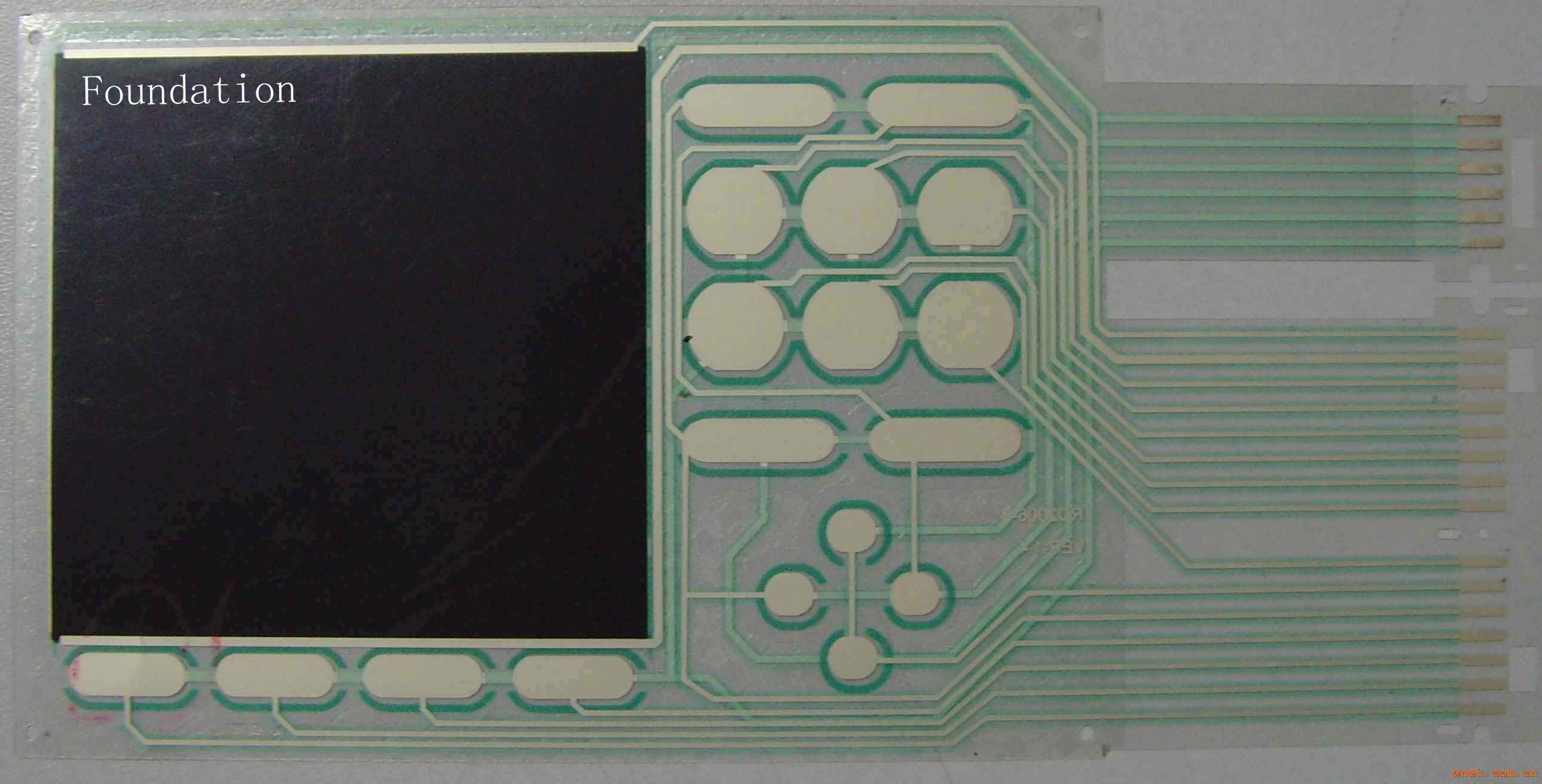 Control Feel Smooth FPC Flexible Circuit EL Panel Membrane Switch