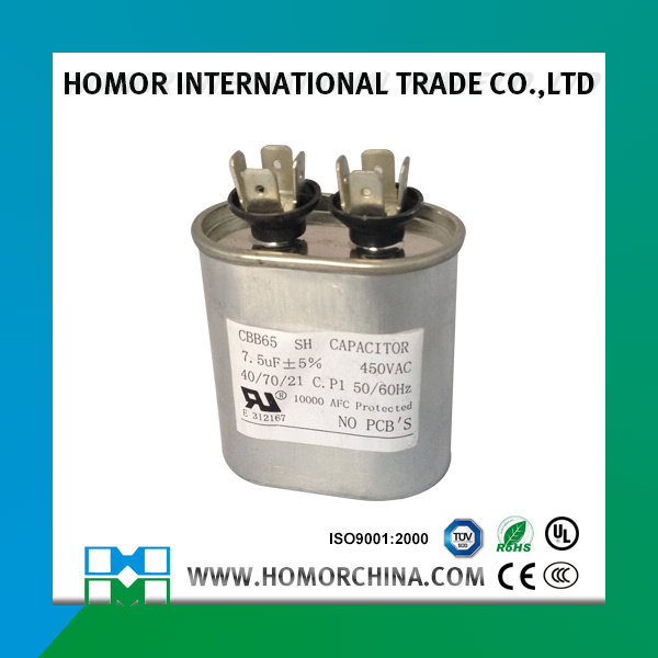 AC Motor Capacitor Air Conditioner Compressor Start Capacitor Cbb65 450VAC 45UF