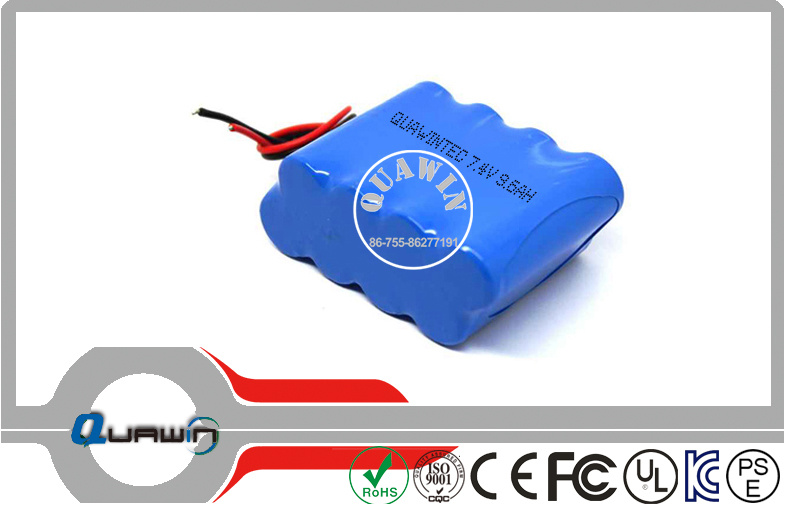2s4p 7.4V 9600mAh Lithium Battery