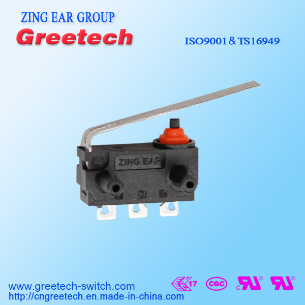 Subminiature Sealed Waterproof Micro Switch Used in Car and Toys