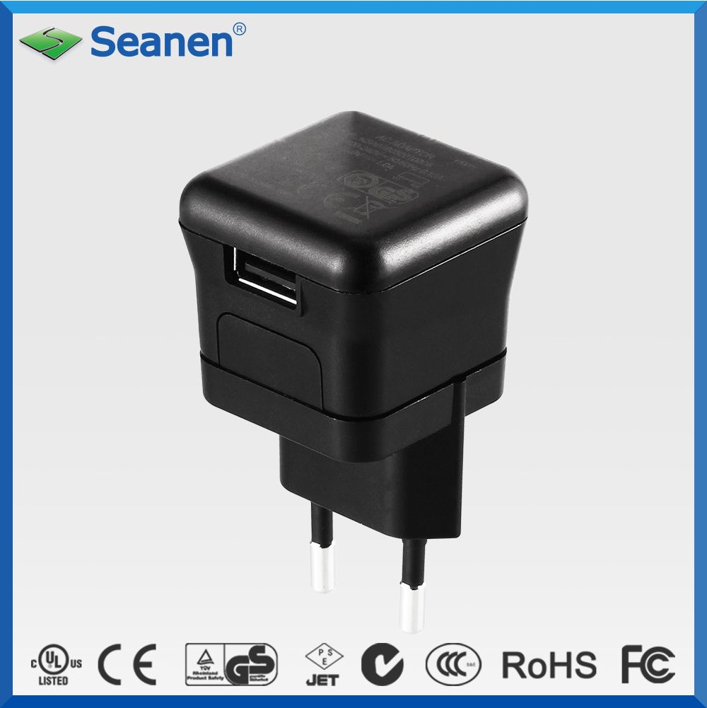 Customized Travel Plug USB 5V 1A UL AC DC Power Adapter