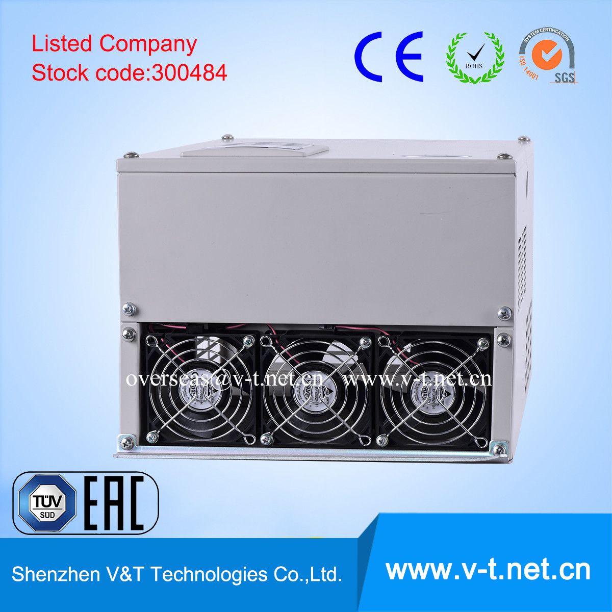 Three Phase VFD Colsed-Loop Inverter with High Overload 18.5 to 30kw