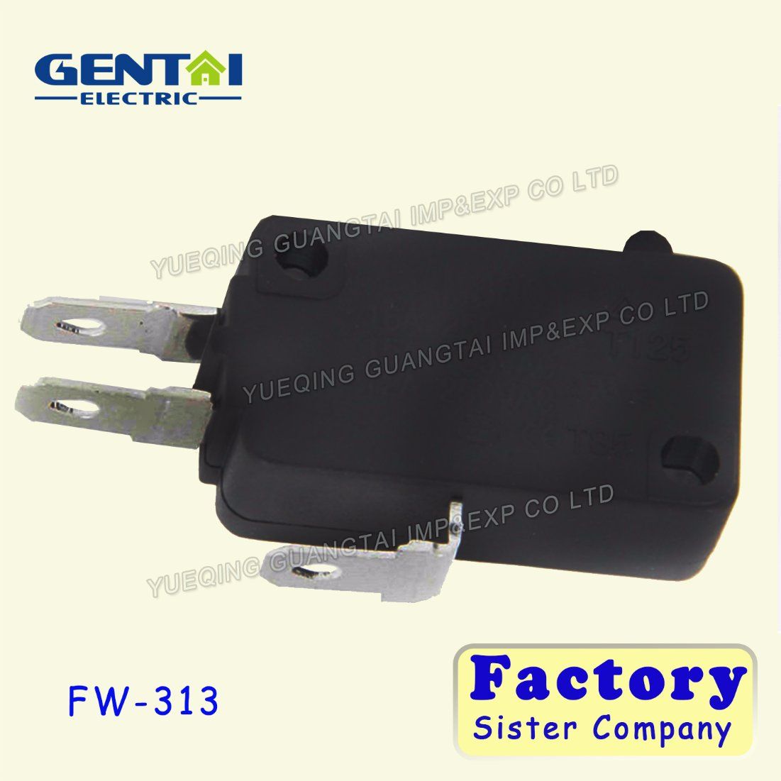 16A Snap Action Push Button Micro Switch