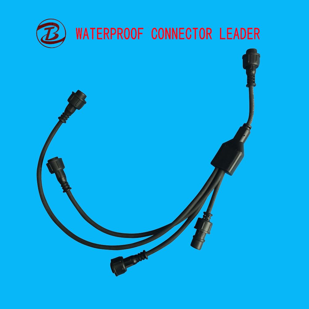 1 in 2-5 out LED Lights 3 Way Y Plastic Connector