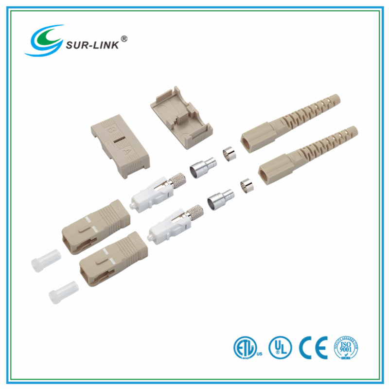 SC/PC Type Multi-Mode Duplex Fo Connector with Clip